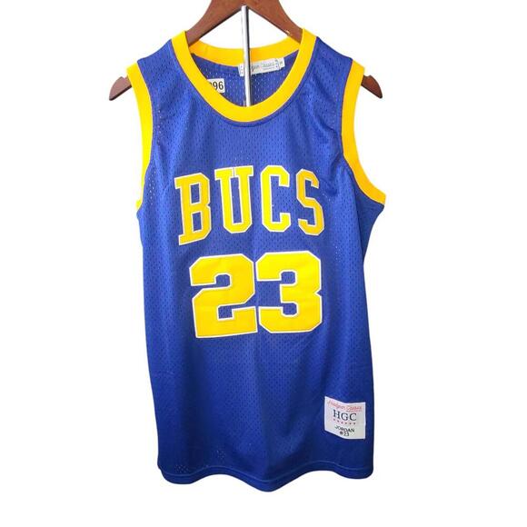 Vintage Michael Jordan Emsley A. Laney High School Basketball Jersey - Size Med - Picture 2 of 6